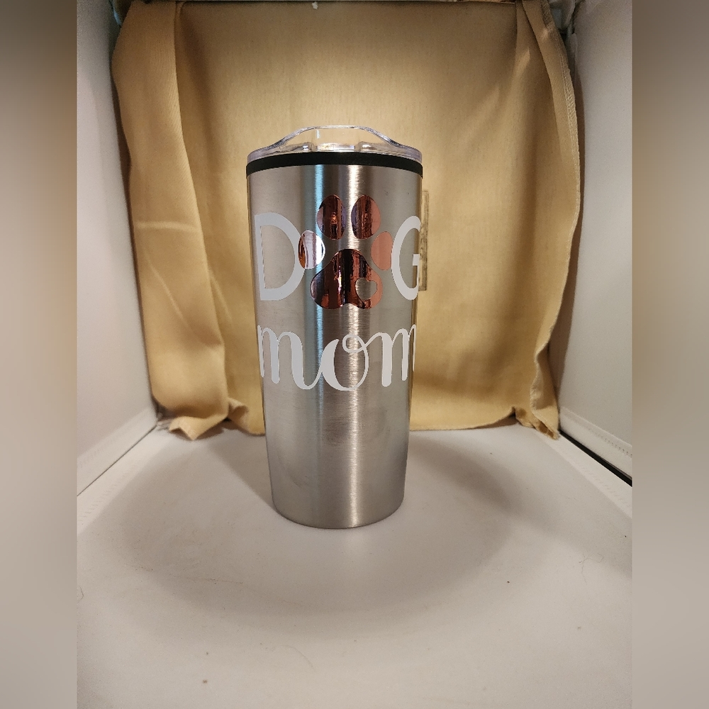 COPY - Dog Mom tumbler - handmade